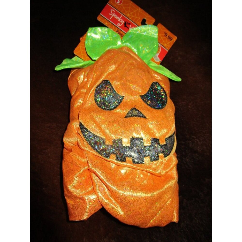 Spooky Village Pumpkin Jack o Lantern Halloween Pet Dog Costume Size Small S